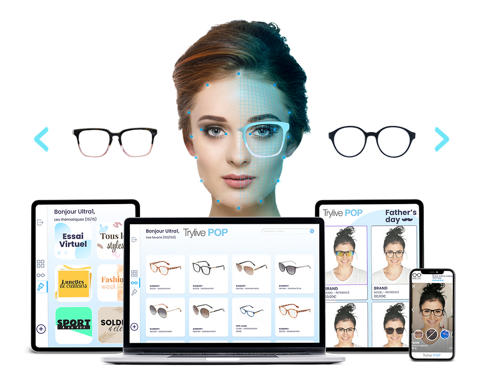 Trylive-POP - essayage virtuel de lunette