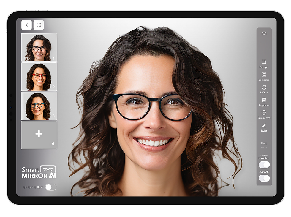 Smart Mirror AI - Choix des montures