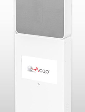 Visual acep e-Column showing its logo screen